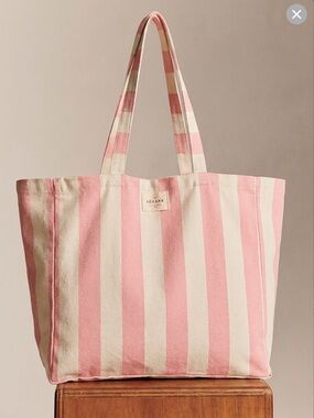 Sézane Striped Cherry Tote Bag NWT